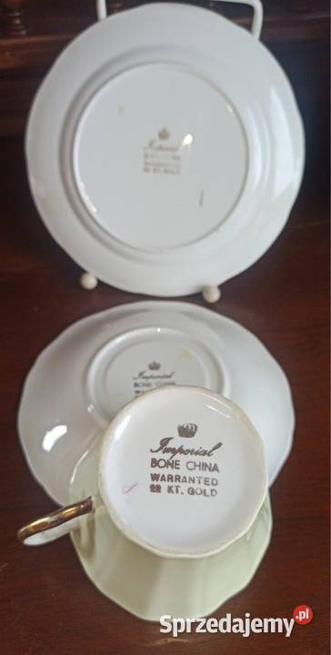 Filiżanka z talerzykiem deserowym Imperial Made Gdańsk