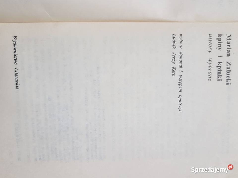 Kpiny i kpinki Marian Załucki satyry parodia Kielce sprzedam