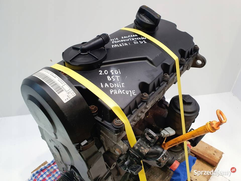 SILNIK BEZ OSPRZĘTU VW Caddy III 20 SDI 70 osobowe Rudka