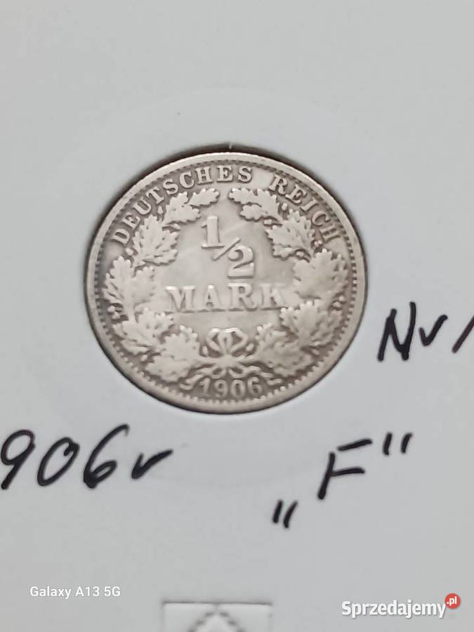 12 Marki Prusy 1906 r 1 mennica F