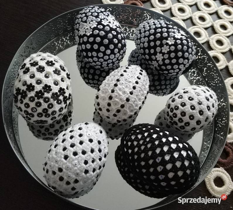 Pisanki szydełkowe Straszęcin sprzedam