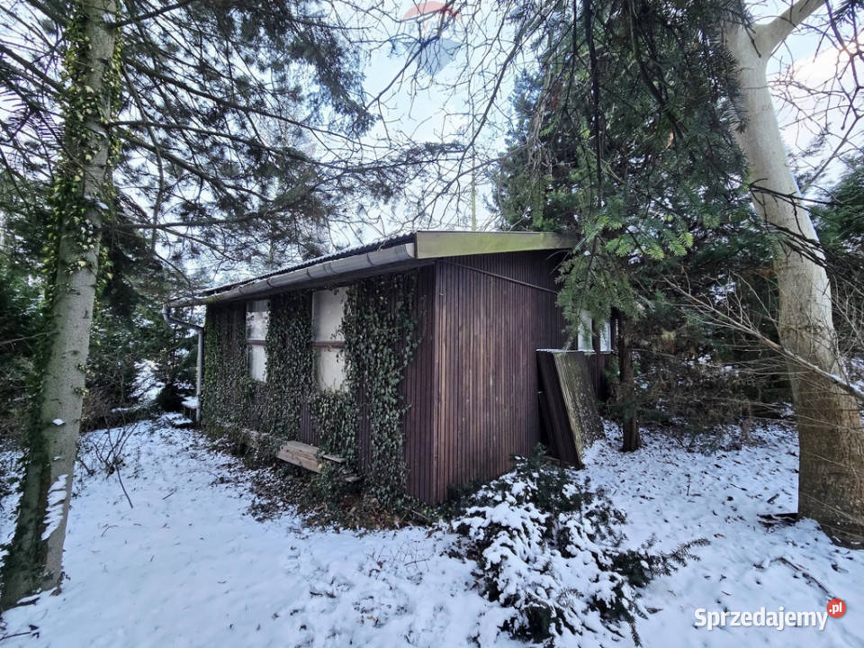 Na sprzedaż działka z domkiem jeziora Niepruszewo