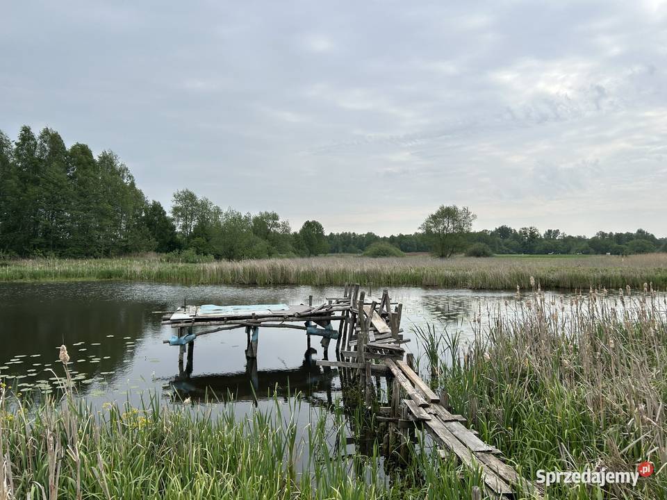 Działka z dostępem do naturalnego stawu 1091 m2 Baranów sprzedam