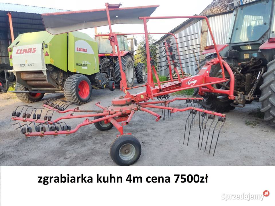 przetrząsarka przewracarka zgrabiarka krone KW Chełm