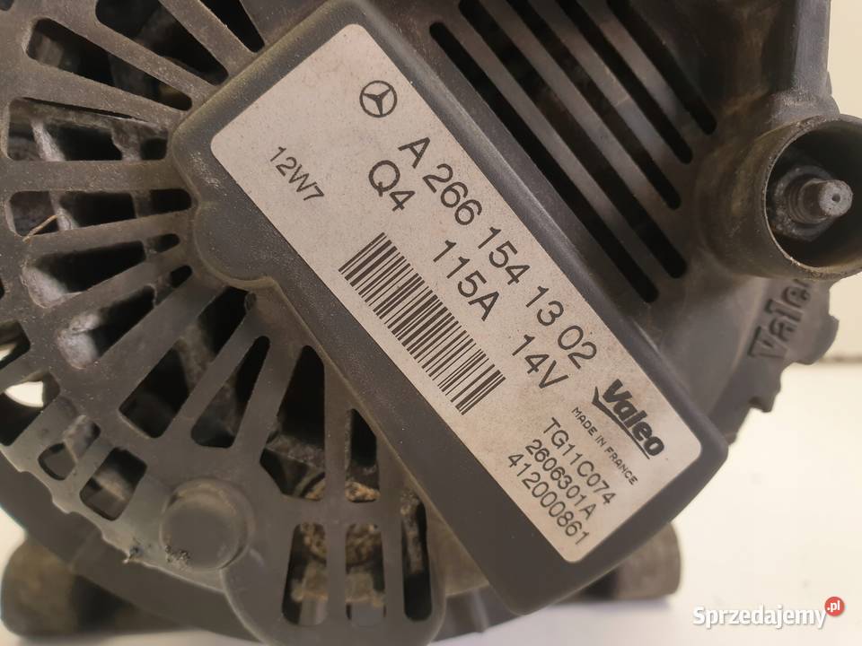 ALTERNATOR Mercedes w245 20 8V A2661541302 Chełm sprzedam