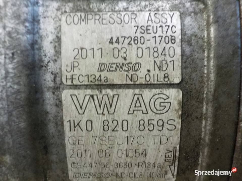 SUPERB II A3 GOLF 18 TSI 13r 160 CDA sprezarka Suków