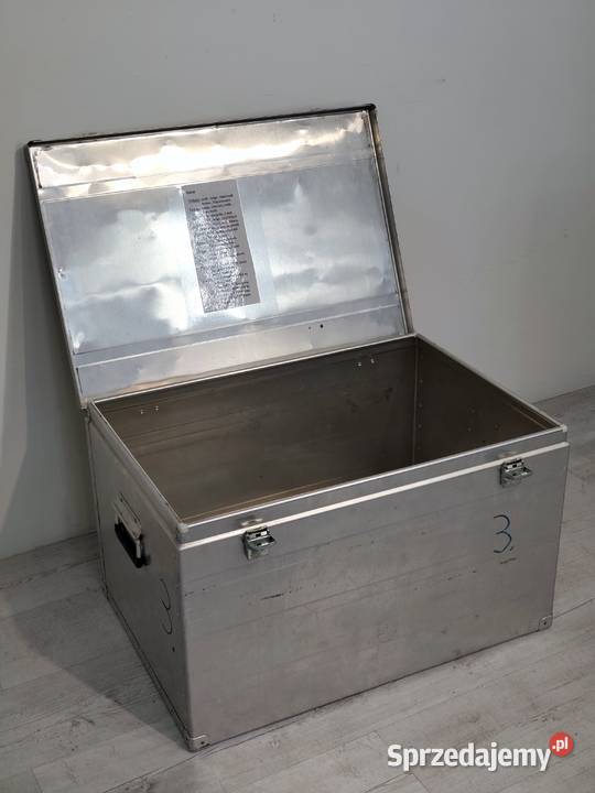 Aluminiowa Skrzynia Transportowa Wojskowa Alubox Poddębice