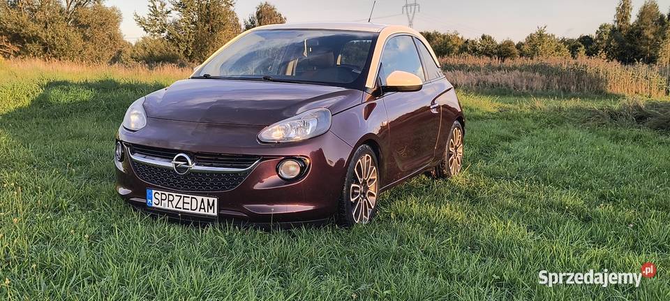 Opel Adam 14 benzyna 100 dobrze wyposażony światła do jazdy dziennej