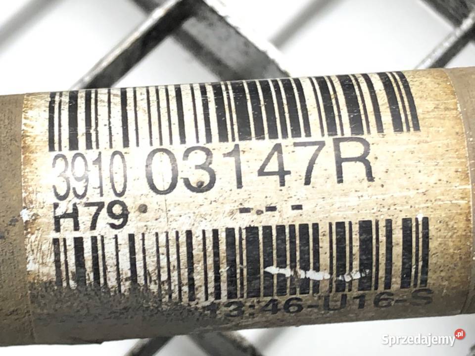 PÓŁOŚ PRAWY PRZÓD DACIA DUSTER 391003147R 16 105 sprzedam