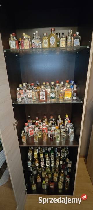 Kolekcja alkoholi miniaturek Polmos lubelska