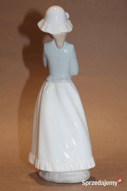 Figurka dziewczynka ze szczeniakiem NAOLladro Porcelana i szkło Szczecin