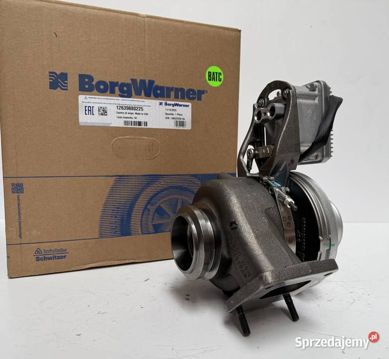 Turbosprężarka BorgWarner KKK 12639700144 ciężarowe Siedlce