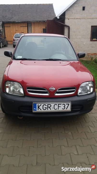 Nissan micra k11 10 czerwony Bobowa