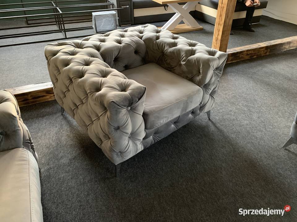 Zestaw Chesterfield Premium 321Pufa kolorowy Kęty sprzedam