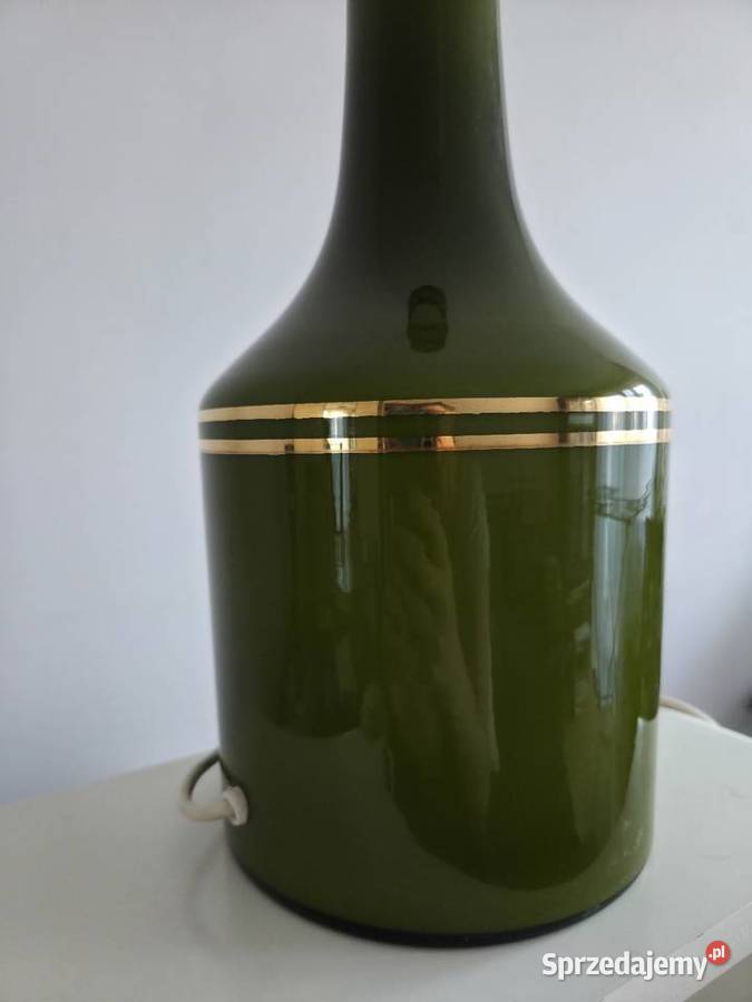 Lampa szklana vintage wielkopolskie Poznań