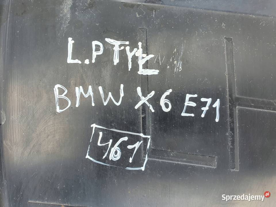 BMW X6 E71 LEWE PRZEDNIE NADKOLE Lewy przód Nadkola Rudka