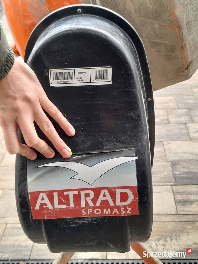 Betoniarka Altrad MK130 pojemność 100l Purda