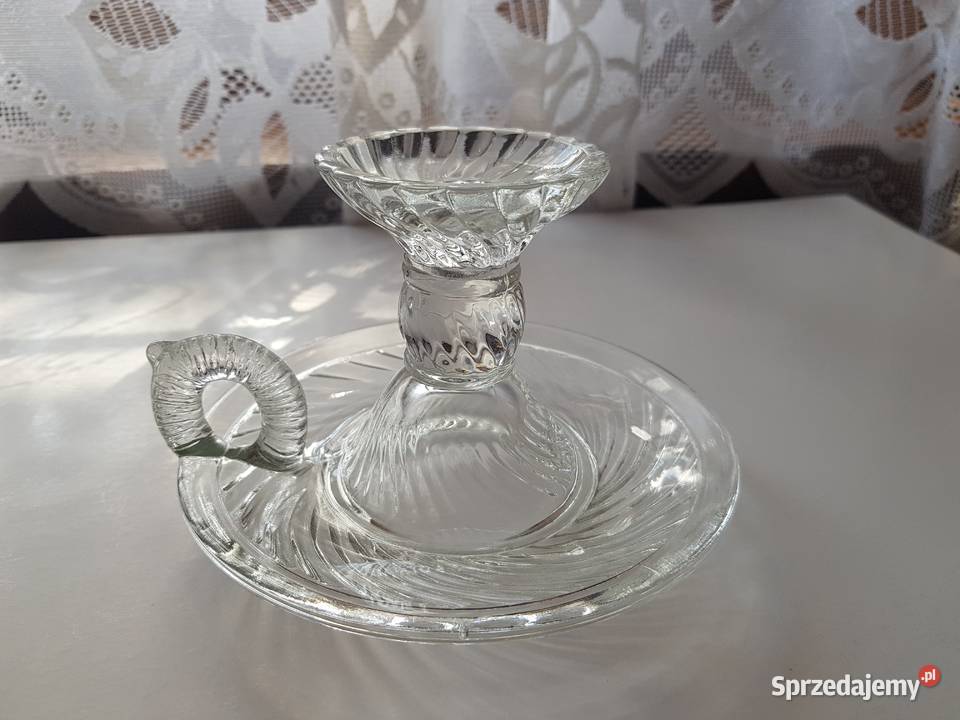 Kaganek Spirelli Ząbkowice szkło PRL Dąbrowa Górnicza