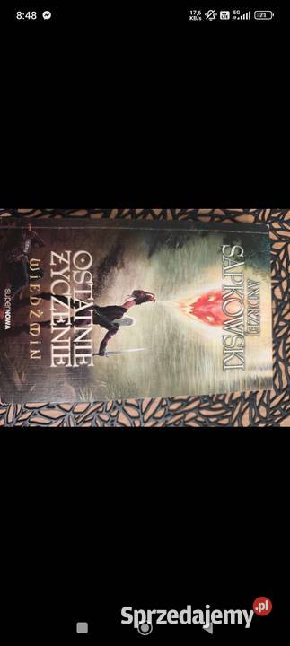 Książka Wiedźmin ostanie życzenie