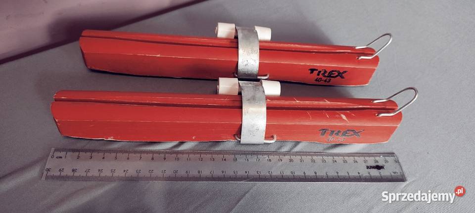 Ochraniacze na płozy łyżew drewniane uniwersalne małopolskie