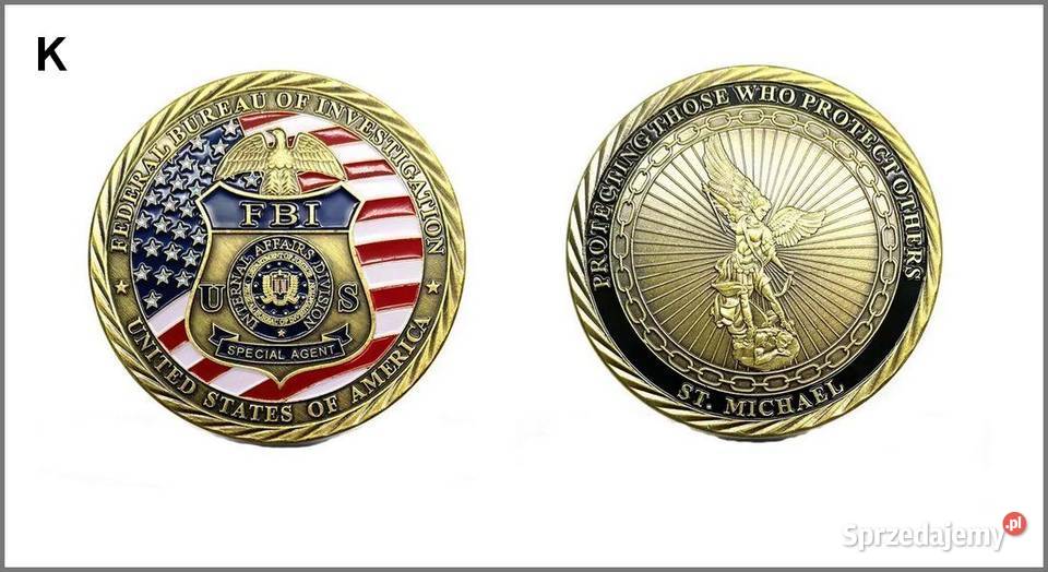 Monety pamiątkowe repliki w kolorze złotym 8 Głuchołazy