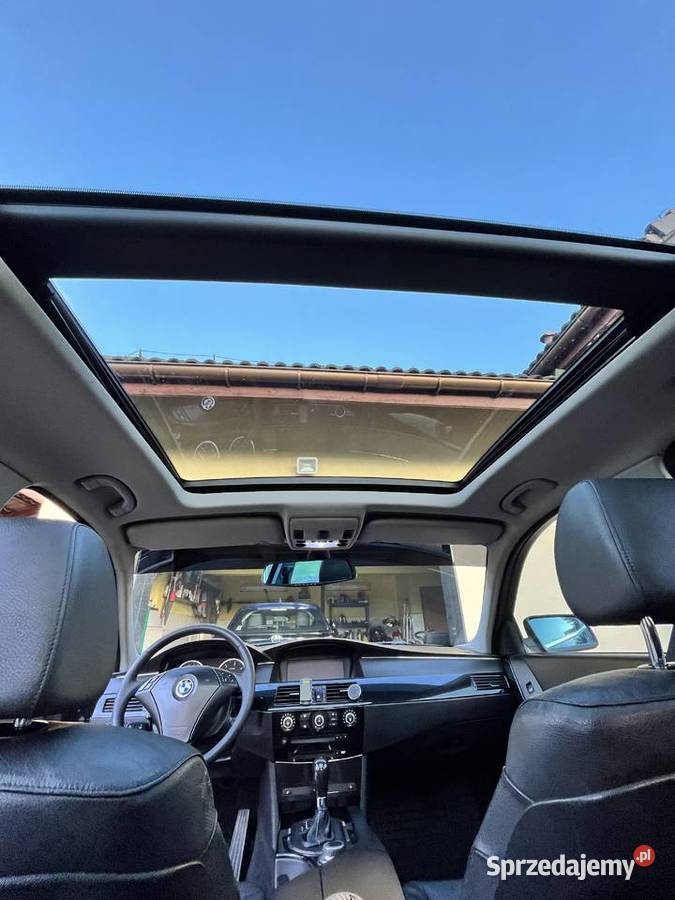 BMW E61 Seria 5 OKAZJA skórzana tapicerka Międzybrodzie Bialskie