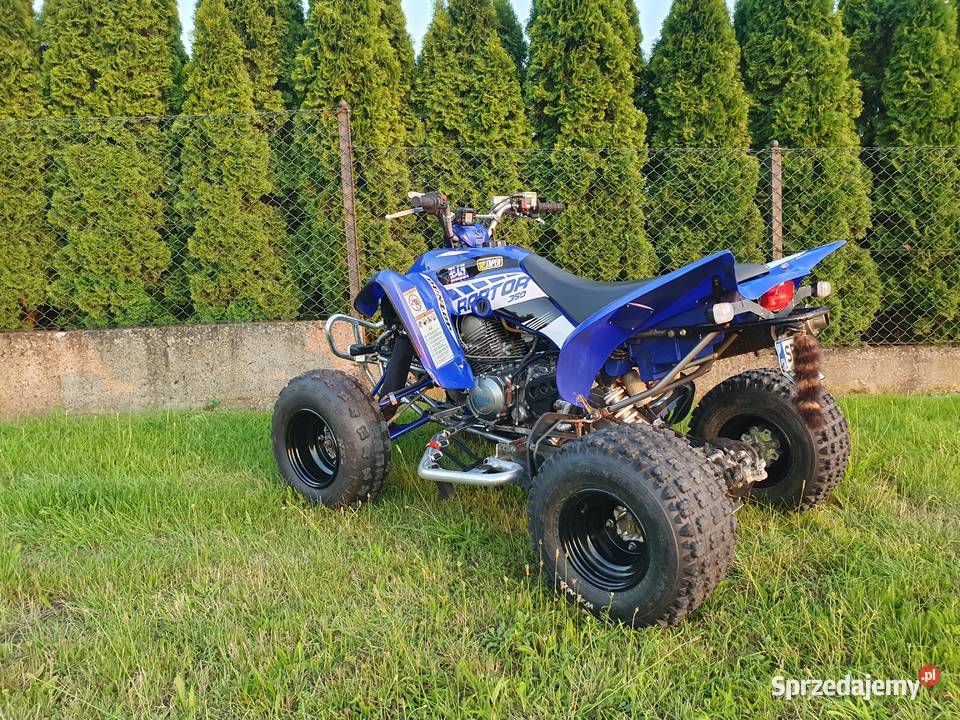 Yamaha Raptor 350r z homologacją Stan idealny 64900km Świecie sprzedam