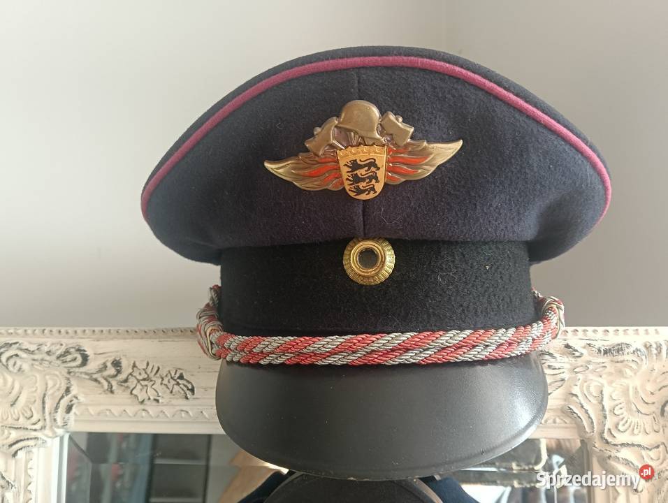 kurtka mundurowa straży pożarnej czapka NRD Starachowice
