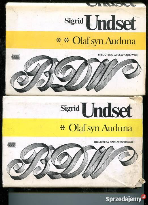Olaf syn Auduna T12 Sigrid Undset Rok wydania 1983 Szczecin