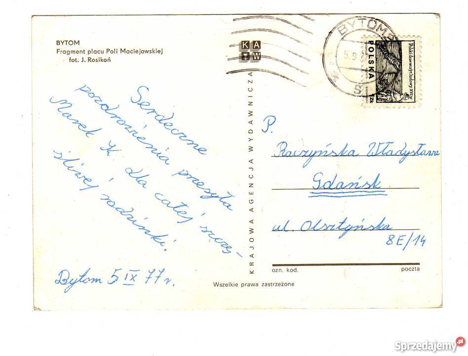 BYTOM POCZTÓWKA Krynki