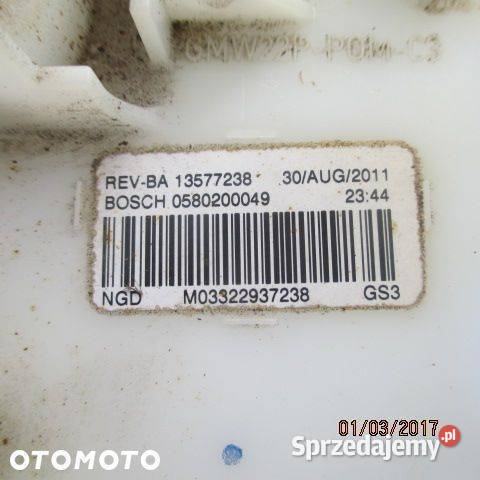 POMPA PALIWA OPEL ASTRA IV 14 TURBO