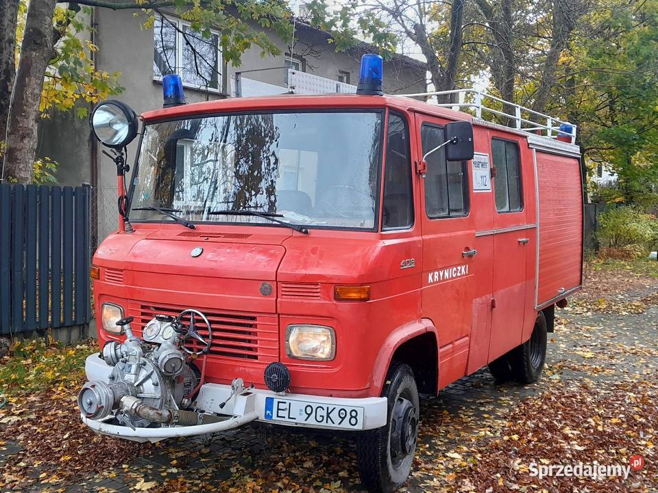Mercedes 408 straż pożarna Łódź