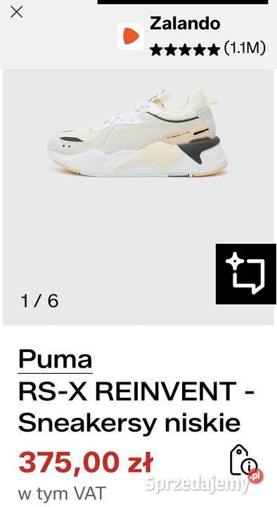 Sneakersy niskie Puma RSX REINVENT r42 Łódź