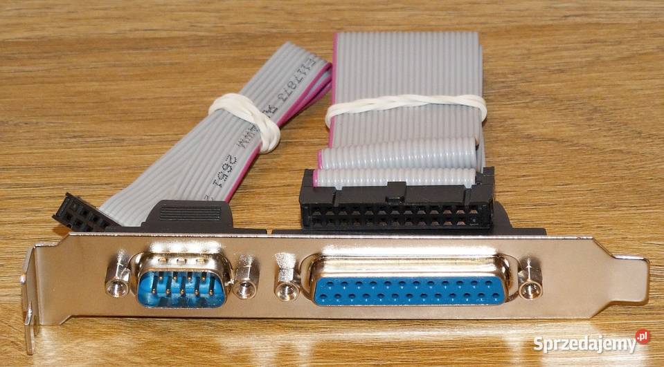 Śledź PCI z portem szeregowym RS232 COM 9pin i Gliwice
