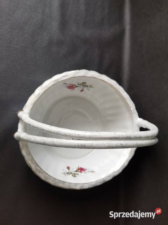Stary duży koszyczek koszyk Iwona Róża ceramika sprzedam