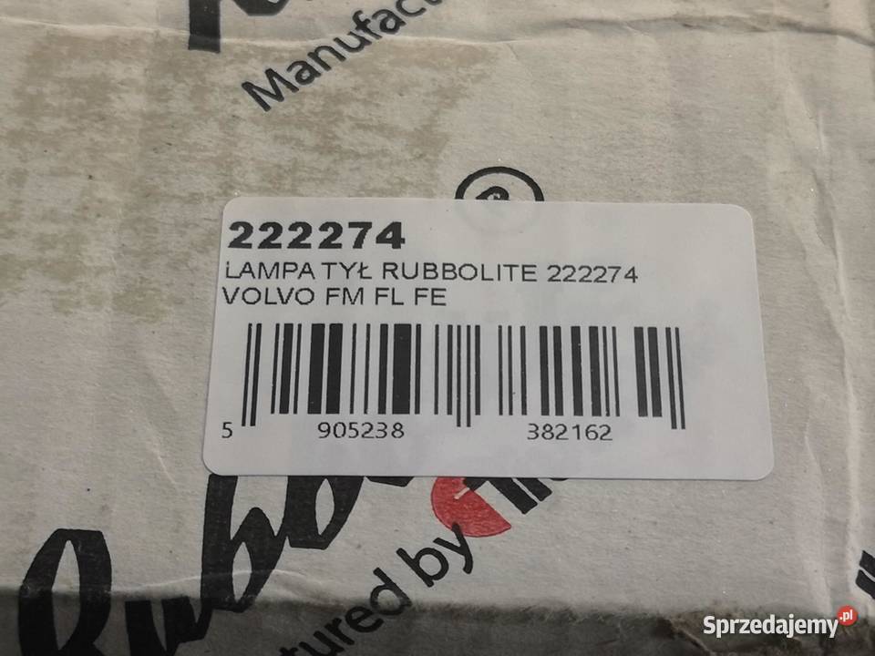LAMPA LEWA TYŁ VOLVO FH12 20042007 NOWA
