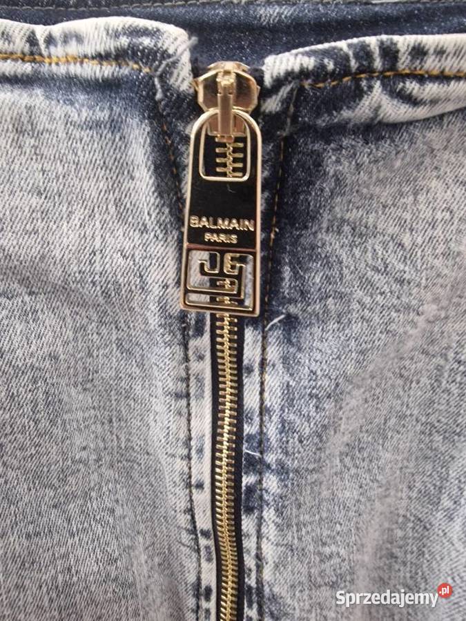 Spódnica Jeansowa Balmain XS S Rozmiar 36(S) Żywiec