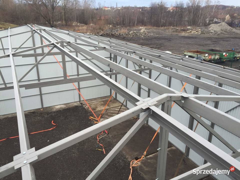 Blaszana montowana hala 1510 m czarna małopolskie