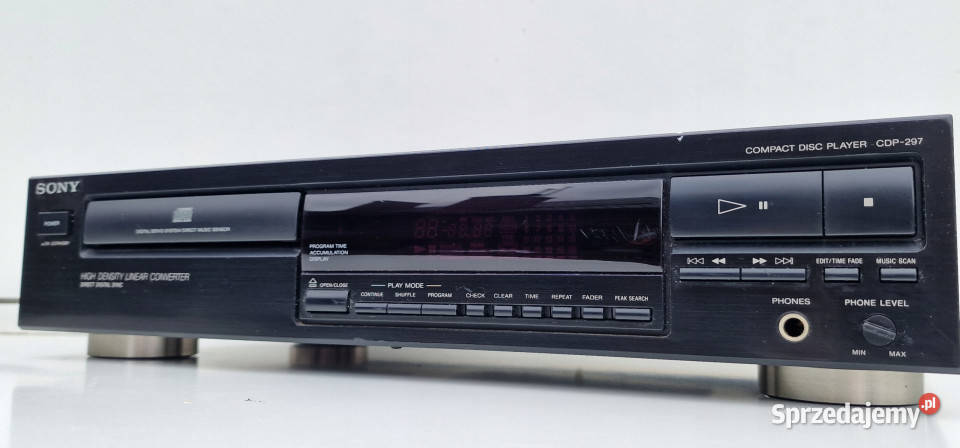 Cd player SONY 297 CDP297 odtwarzacz kompaktowy Międzychód sprzedam