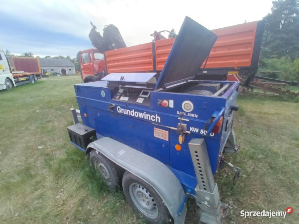 Wciągarka kablowa bagela kw 5010 z rejestratorem Maszyny budowlane mazowieckie Wyszków