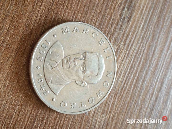 Sprzedam monete 20 zl 1975 bzm Marceli Nowotko Chełm