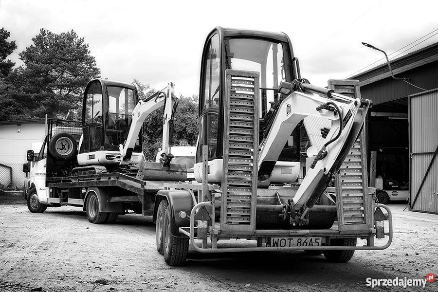 Usługi minikoparką koparką prace ziemne wykopy