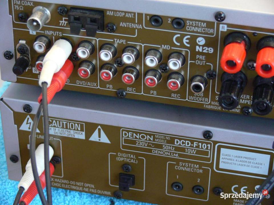 Amplituner i CD Denon DRA i DCD F101 sprawne Amplitunery podkarpackie Jasło