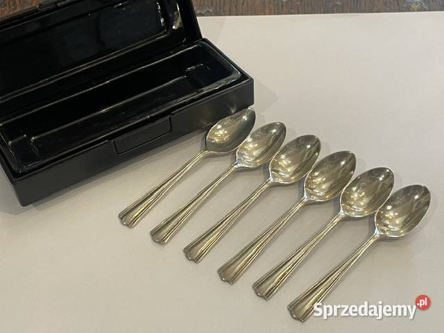 Srebrne łyżeczki do espresso próba 925 elegancki małopolskie Kraków