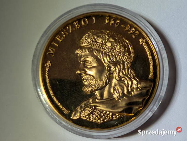 Medal Chrzest Polski 966 Mieszko I Skarbnica wielkopolskie Piła