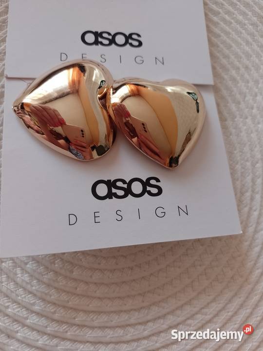 ASOS Ekskluzywne kolczyki z Londynu serca NOWE Dla kobiet Kraków