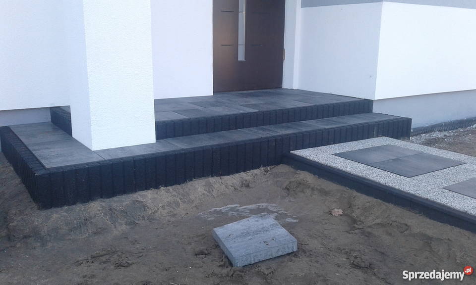 Układanie kostki brukowej usługi brukarskie Usługi Mińsk Mazowiecki