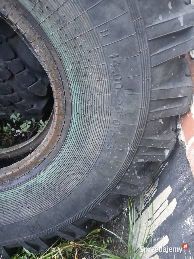 Opony 1400x20 jodełka Opony rolnicze lubelskie Wola Uhruska sprzedam