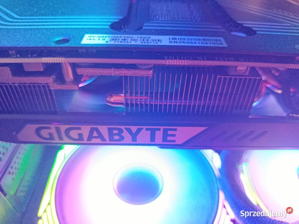 RTX 5070 12 GB OC Karty graficzne Białka sprzedam