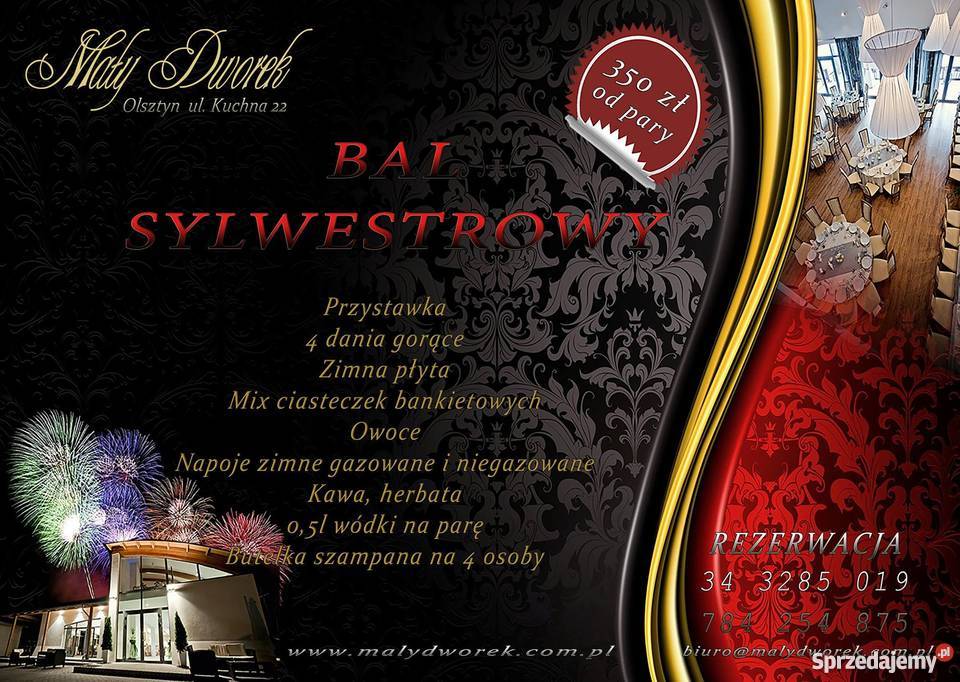 odsprzedam SYLWESTRA 2015 MałyDworek Olsztyn Olsztyn sprzedam